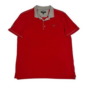 Banana Republic Red Polo Shirt Classic Design